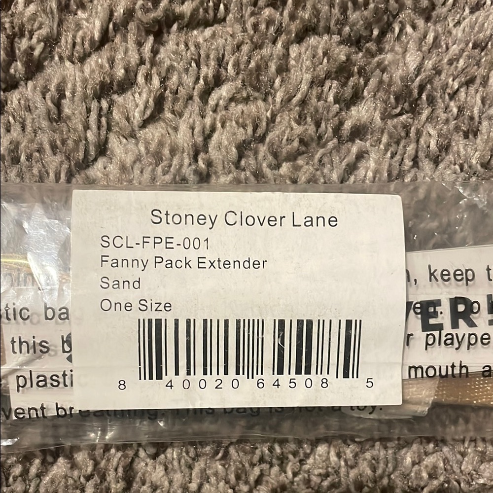 Stoney Clover Lane Fanny Pack Extender in Sand Beige